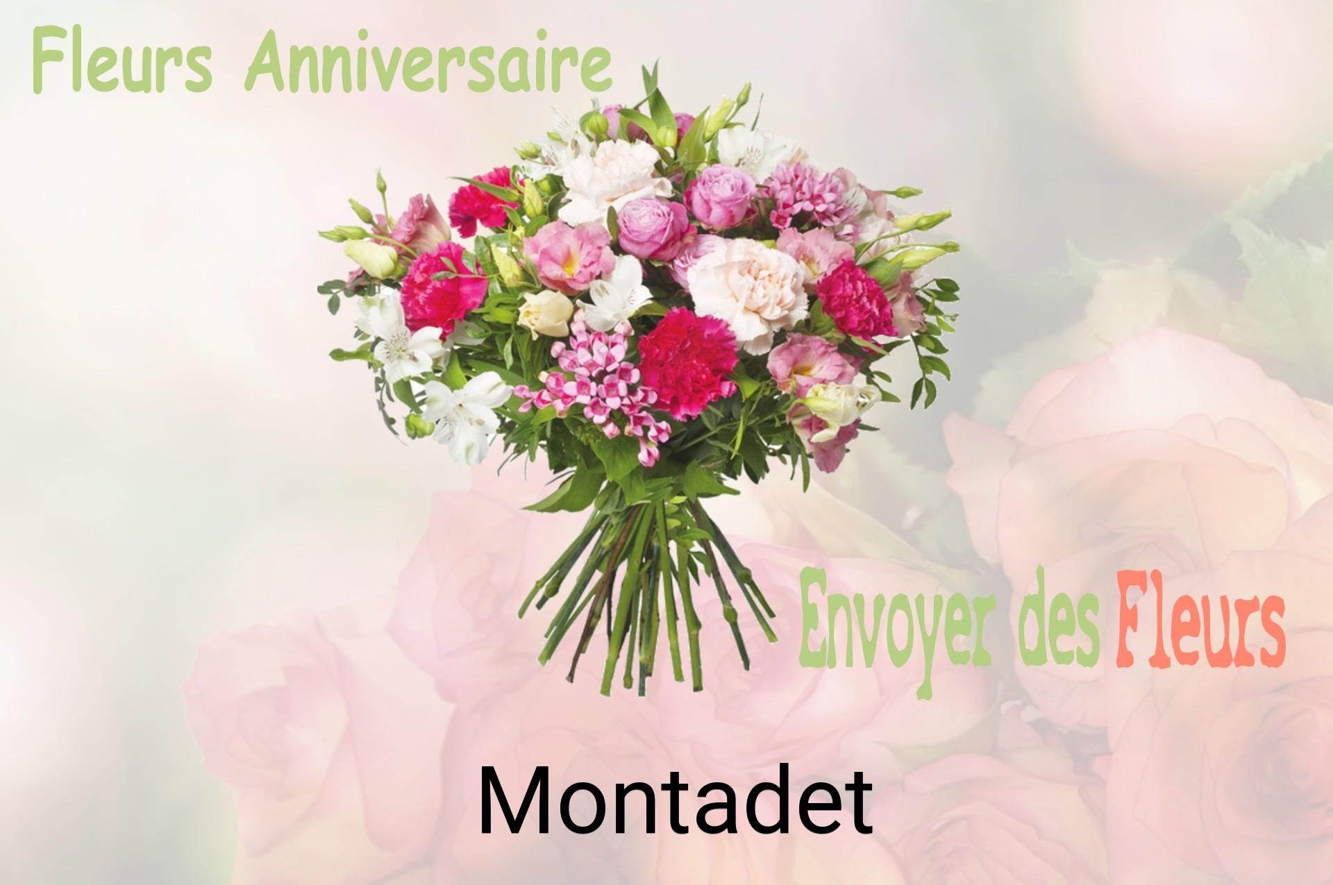 Bouquet de fleurs d’anniversaire livré à Montadet